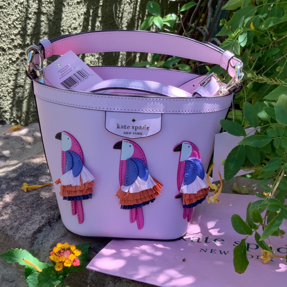 Kate Spade Small pink leather bucket bag - Picture 10 of 16